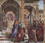 Domenicho Ghirlandaio Vertreibung joachims aus dem Tempel oil painting reproduction